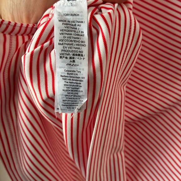 Tory Burch red Sleeveless Fitted Polo Tank - Picture 5 of 6